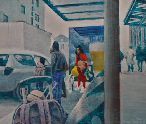 Ankunft di Christoph Fischer, Pittura in vendita su Singulart