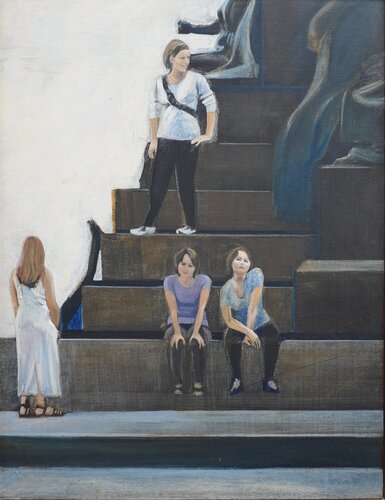 Denkmal von Christoph Fischer, Malerei kaufen auf Singulart