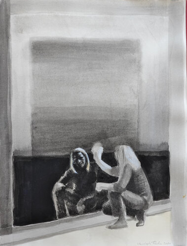 Fenster putzen by Christoph Fischer, Drawing for Sale on Singulart