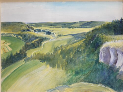 11 Kalkfelsen by Christoph Fischer, Painting for Sale on Singulart