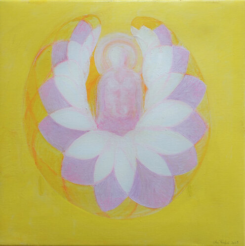 Blumenmandala di Christoph Fischer, Pittura in vendita su Singulart