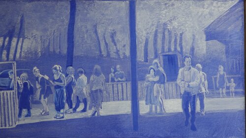 Passanten am Boulevard Christoph Fischer
