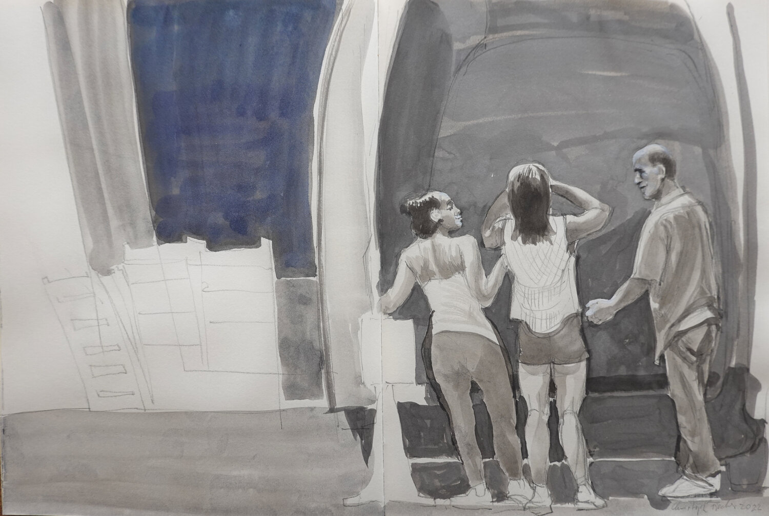 Wochenmarkt Ende in Paris Christoph Fischer