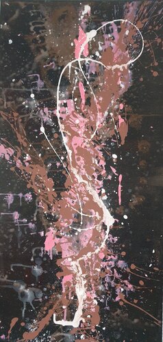 Acryl Bild "Frauen Silhouette" von Irene Schlik, Malerei kaufen auf Singulart
