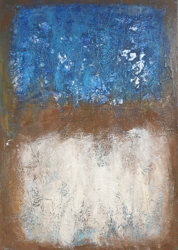 Acrylbild "Wasser in Sumpf" van Irene Schlik, Schilderij te koop op Singulart