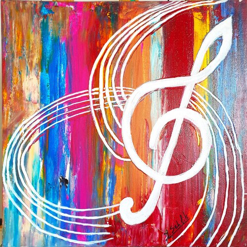 Acrylbild "Langsamer Walze" von Irene Schlik, Malerei kaufen auf Singulart