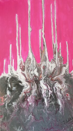 Acryl Bild "Fantasy Land"         Acrylik pouring von Irene Schlik, Malerei kaufen auf Singulart