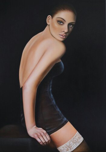 MONA L van Olga Pursches, Schilderij te koop op Singulart