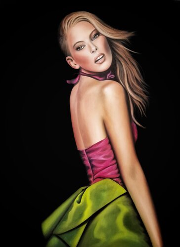 I KNOW WHAT von Olga Pursches, Malerei kaufen auf Singulart