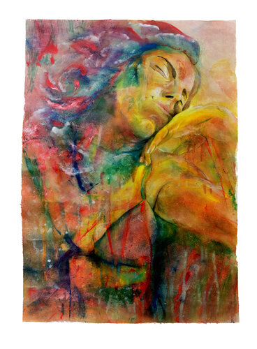 Day Sleeper Woman de Sadik Mottola, Pintura a la venta en Singulart