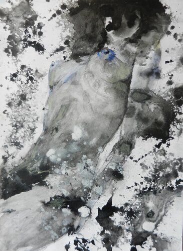 Blue nude de Sadik Mottola, Pintura a la venta en Singulart