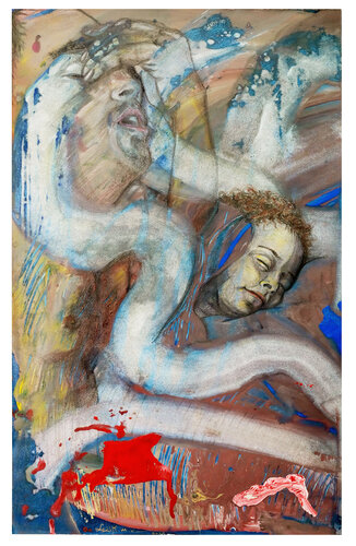 IL PADRE E IL FIGLIO - II de Sadik Mottola, Pintura a la venta en Singulart
