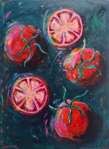 Tomatoes de Dawn Underwood, Pintura a la venta en Singulart
