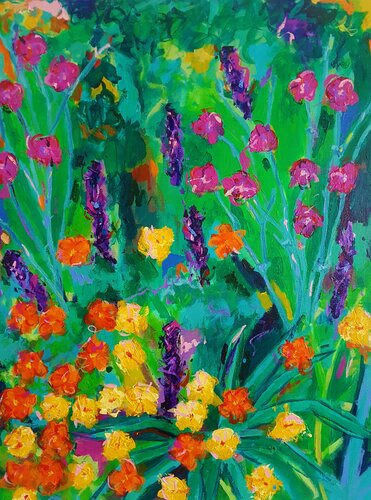 Flowers de Dawn Underwood, Pintura a la venta en Singulart