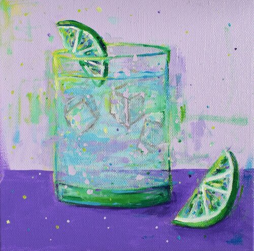 Vodka and Tonic van Dawn Underwood, Schilderij te koop op Singulart