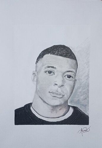 KYLIAM MBAPPE par laetitia GUADAGNA ASCIAK, Dessin en vente sur Singulart