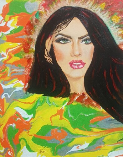 Véronique von laetitia GUADAGNA ASCIAK, Malerei kaufen auf Singulart