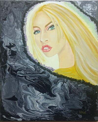 Sindra von laetitia GUADAGNA ASCIAK, Malerei kaufen auf Singulart