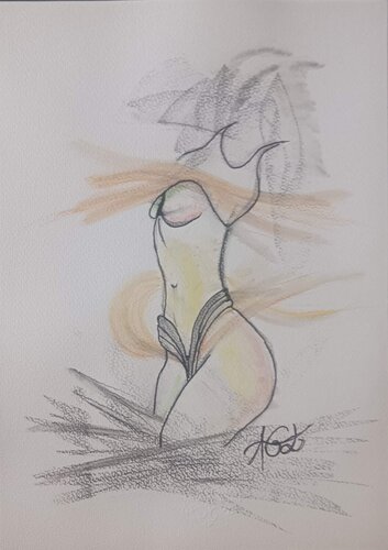 Buste di laetitia GUADAGNA ASCIAK, Disegno in vendita su Singulart