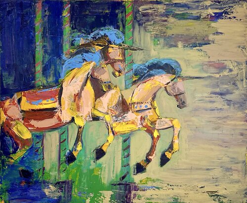 „DER TANZ DER ERINNERUNG“ von Ali Sedri, Malerei kaufen auf Singulart