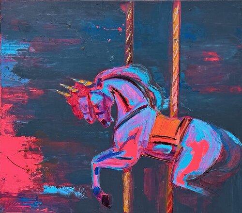 „VERLORENE RUNDE“ von Ali Sedri, Malerei kaufen auf Singulart