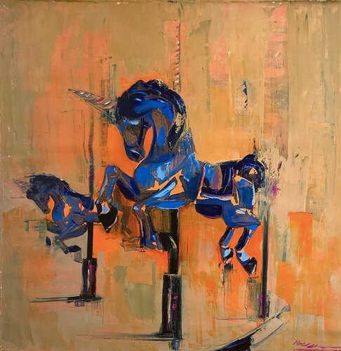 „IM KREIS DES LICHTS“ von Ali Sedri, Malerei kaufen auf Singulart