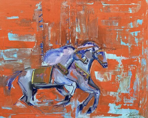 „DURCH DAS FEUER“ von Ali Sedri, Malerei kaufen auf Singulart