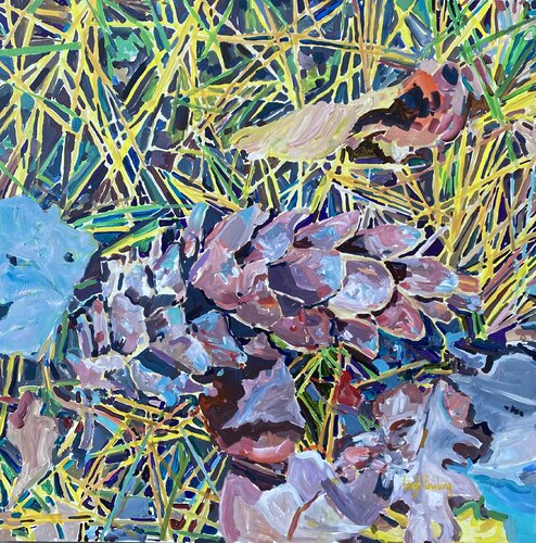 Pineal Pinecone 4 van Leigh Pawling, Schilderij te koop op Singulart