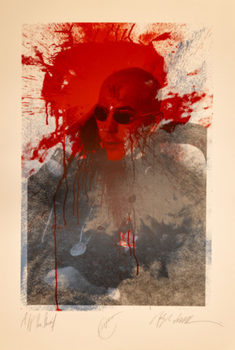 "The Sheriff" AP Signed by Hunter S Thompson by Ralph Steadman, Print for Sale on Singulart