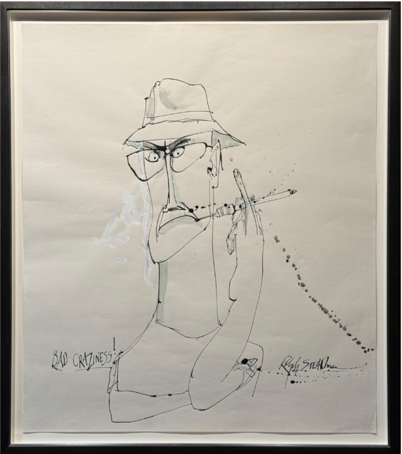 "HST / Bad Craziness" Ralph Steadman