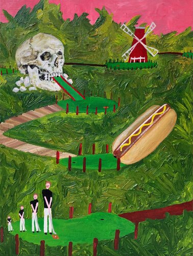 Big dogs go first von Alexander Paulus, Malerei kaufen auf Singulart