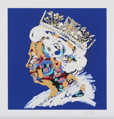 Eternal Queen - Cobalt Blue par Bradley Theodore, Édition en vente sur Singulart