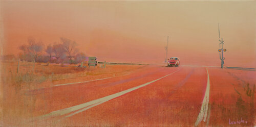 Sunset Road de Alexander Levich, Pintura a la venta en Singulart