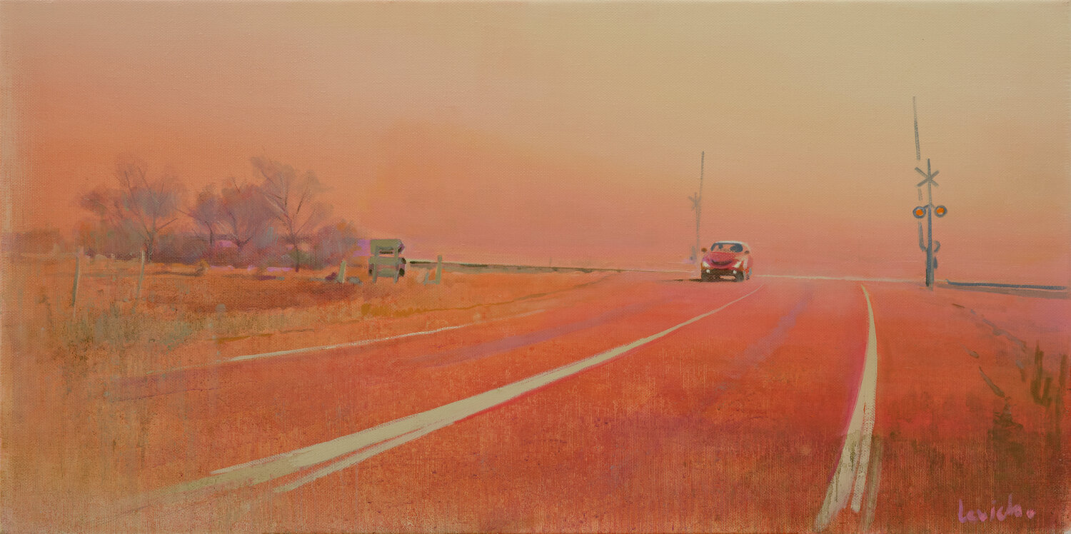Sunset Road Alexander Levich Pintura original en venta