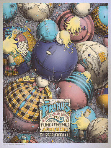 Primus Chicago Theater Chocolate Pearl Variant by Pez, Print for Sale on Singulart