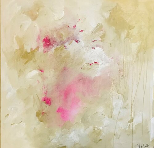 Wild Orchid Blossoms van Ana Luisa Veloz, Schilderij te koop op Singulart