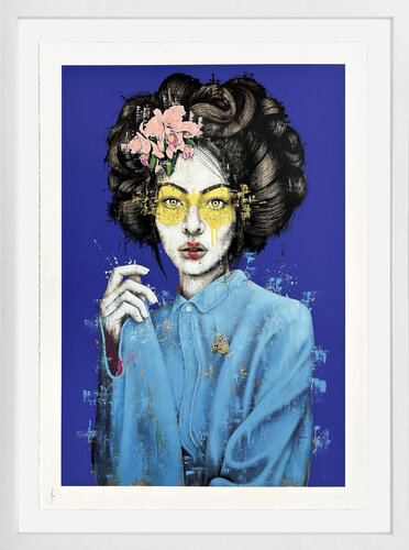 Mossiae (Gold Leaf), unique hand finished screen print by Fin DAC, Print for Sale on Singulart