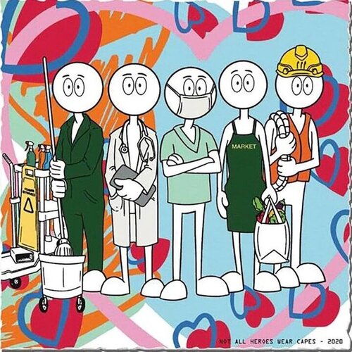 Not All Heroes Wear Capes van Kai, Afdruk te koop op Singulart