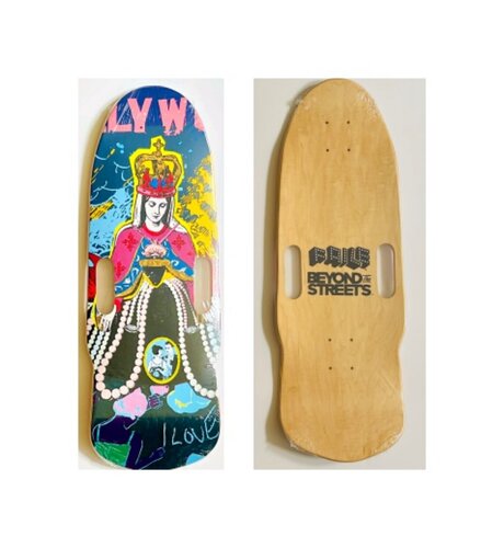 FAILE - Hollywood, skateboard deck skate deck on 7 ply maplewood with official COA by FAILE, Print for Sale on Singulart