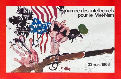 Expo 68 - Journée des intellectuels pour le Vietnam par Paul Rebeyrolle, Édition en vente sur Singulart