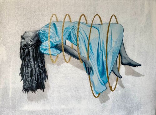 ESCAPE BLUE von Snik, Malerei kaufen auf Singulart