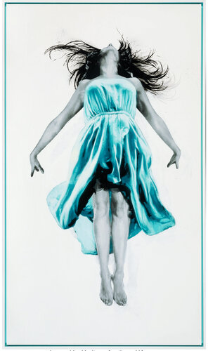 Fix The Sky (Blue), huge original painting von Snik, Malerei kaufen auf Singulart