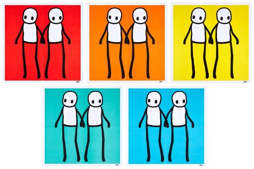 Holding Hands (Complete Set) by Stik, Print for Sale on Singulart