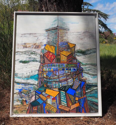 La tour de Babel I von Jean-Marc Moro, Malerei kaufen auf Singulart