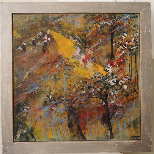 La montagne jaune von Jean-Marc Moro, Malerei kaufen auf Singulart