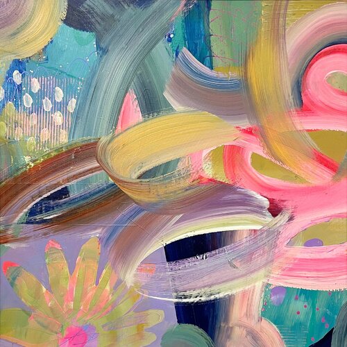 On the Waltzers di Alison Gilbert, Pittura in vendita su Singulart