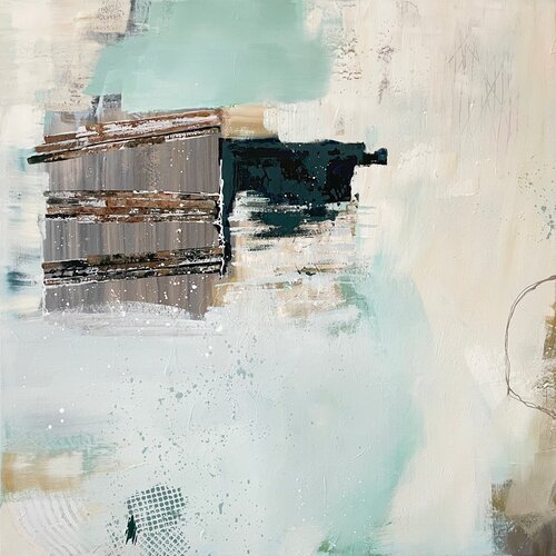 Seafoam's Echo van Alison Gilbert, Schilderij te koop op Singulart