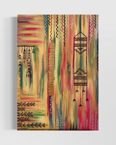 Winji 001 by Aisha Haddad, Painting for Sale on Singulart