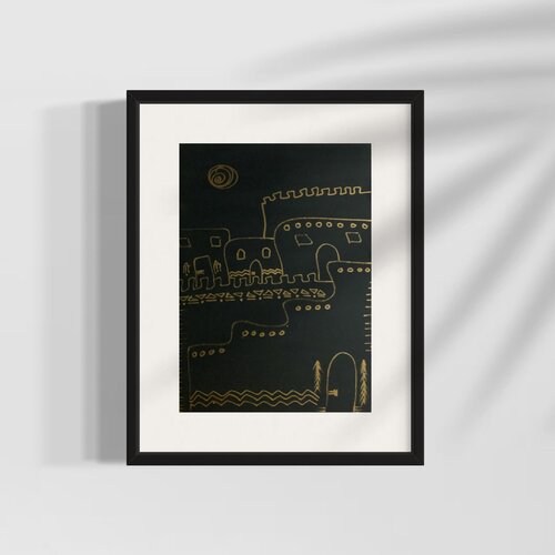 Waira 0012 van Aisha Haddad, Tekening te koop op Singulart