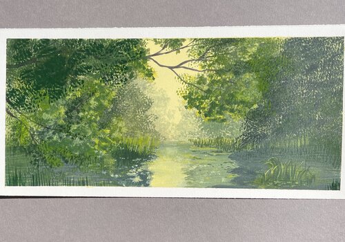 Immersione bucolica van Dea Tempesta, Schilderij te koop op Singulart